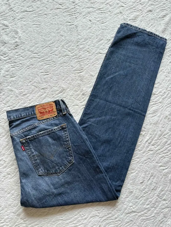 Jean Levi’s 559 Homme XL 46/48 W36 L36 bleu Relaxed straight droit Mexique 00s y2k grande taille