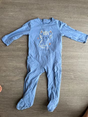 Pyjama « petit chat » Kiabi 24 mois