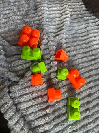 Bique. Orange et vert