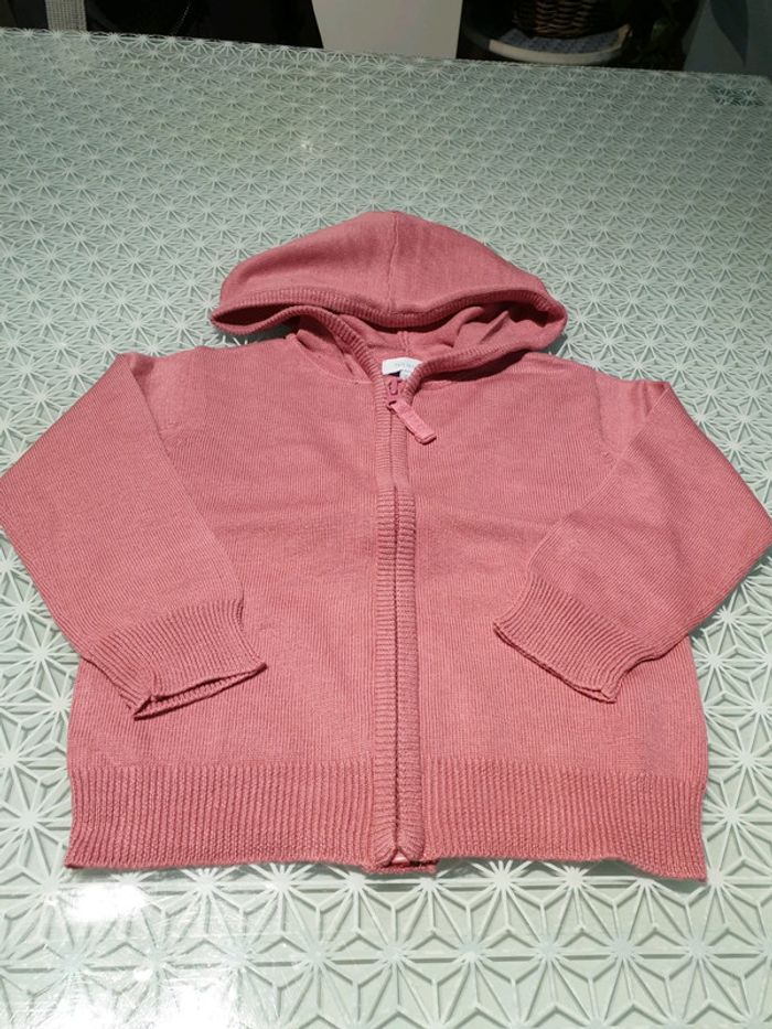 Gilet zippé tex 18 mois