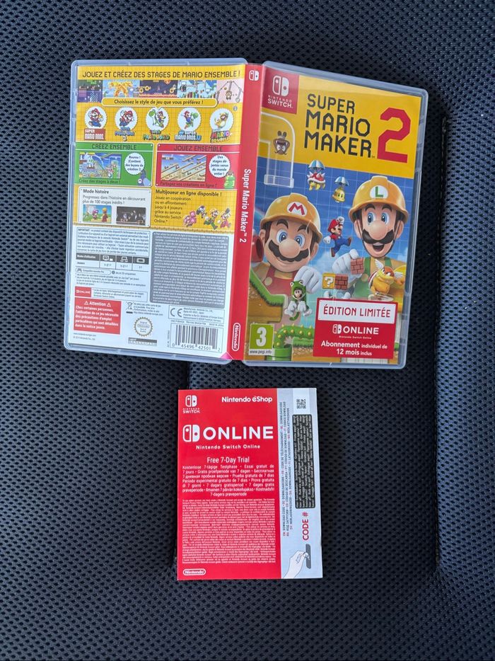 Super mario maker 2 switch + abonnement online