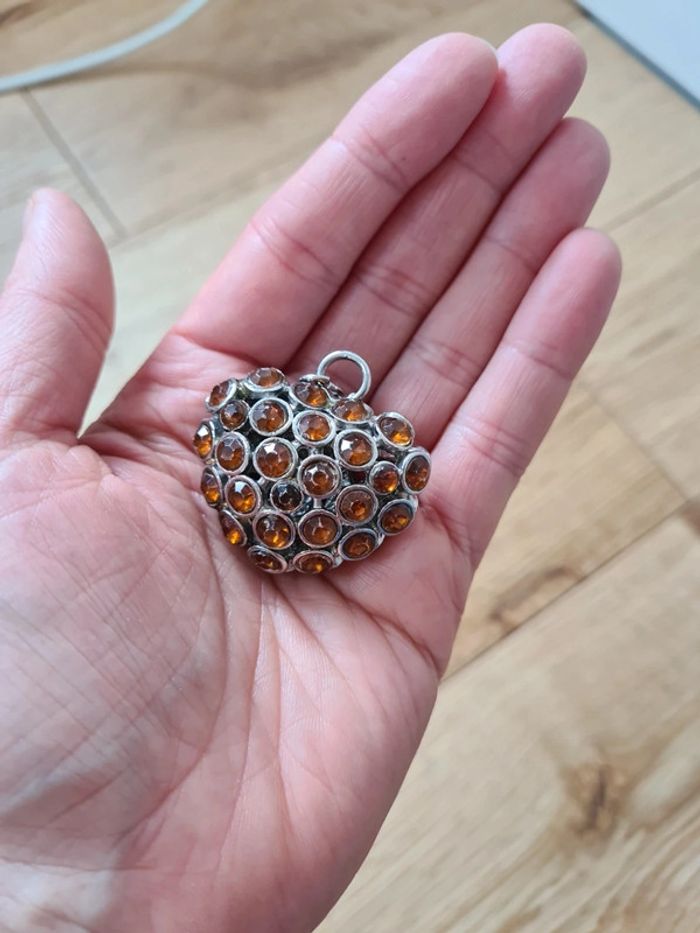 Pendentif cœur fantaisie - photo numéro 2