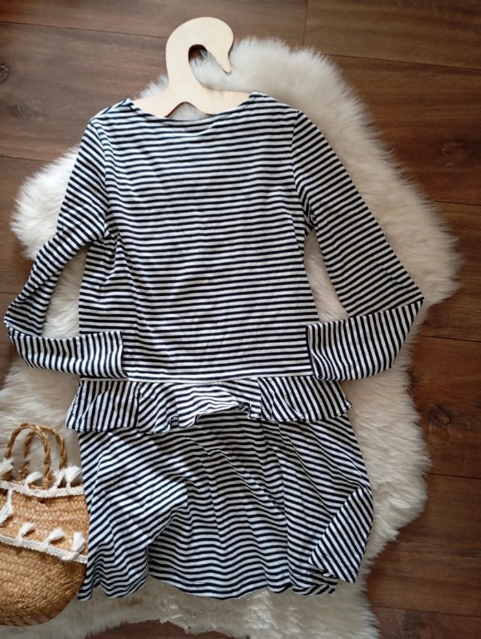 Tom tailor robe marinière 128/134 cm soit 8/9 ans - photo numéro 6