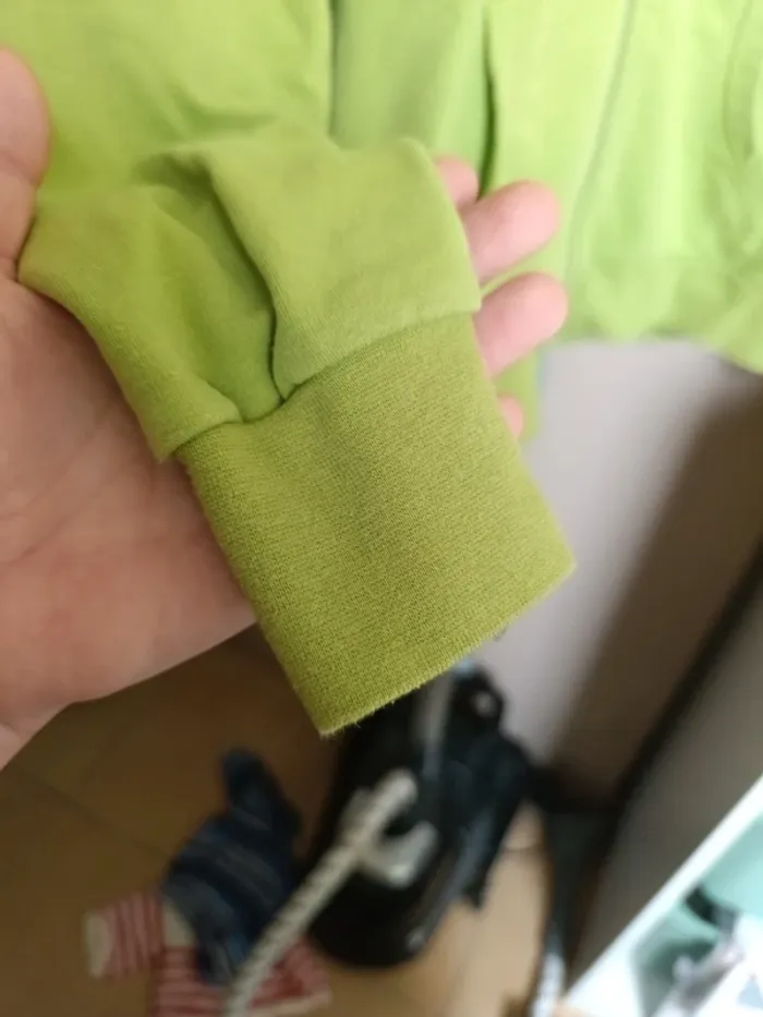 Veste zip verte - photo numéro 3