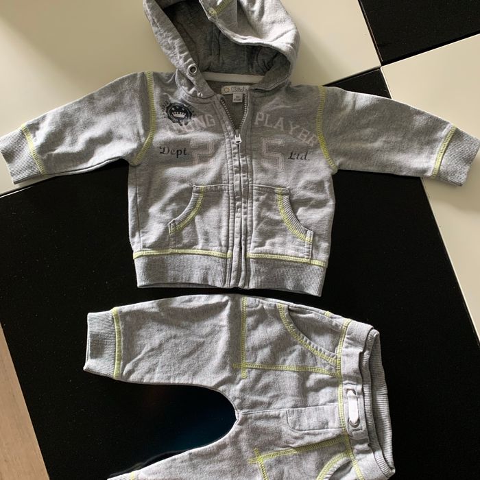 Ensemble Kitchoun 6 mois gris