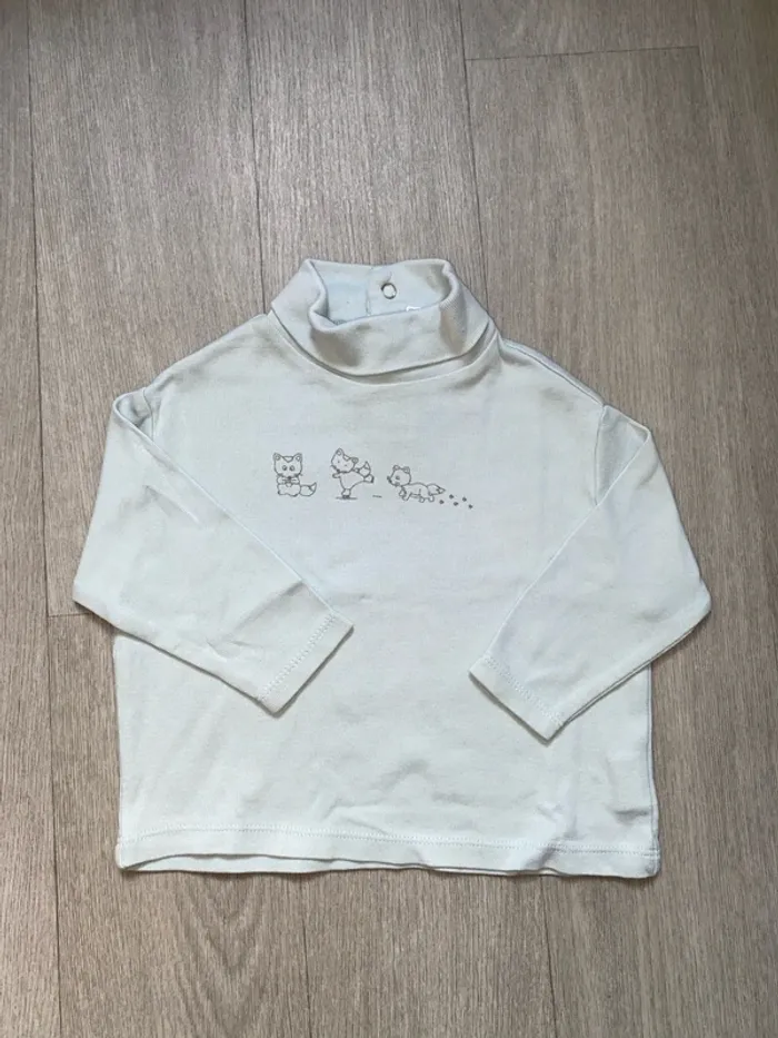 Pull col roulée 6mois