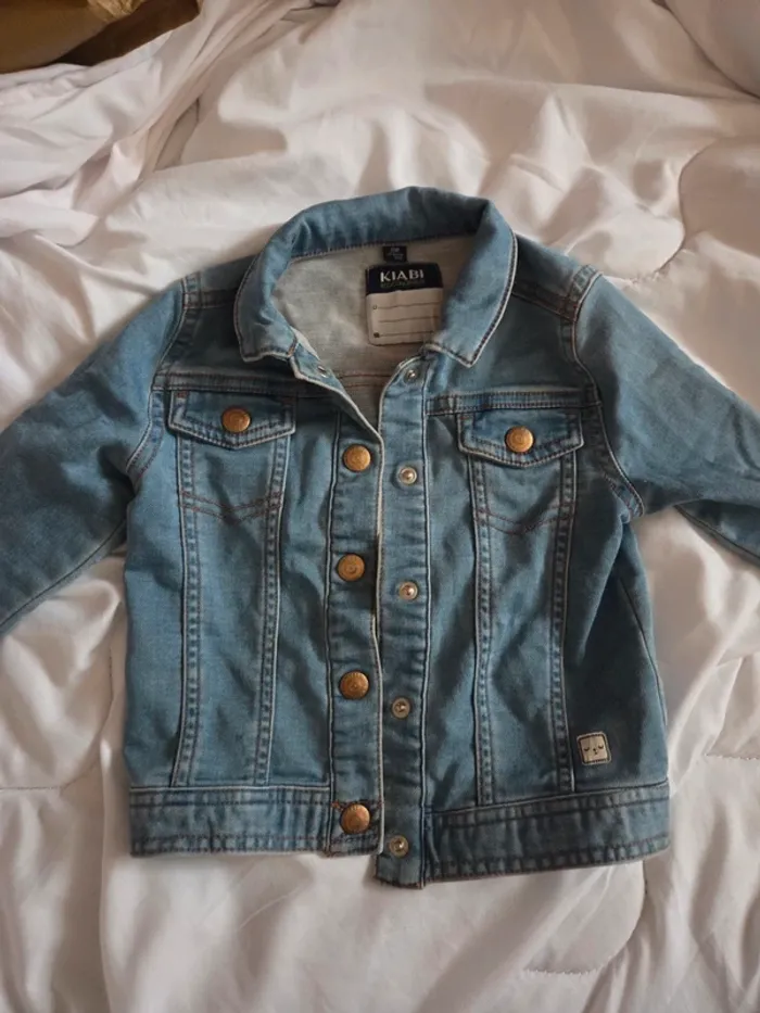 Veste en jean fille 18 mois