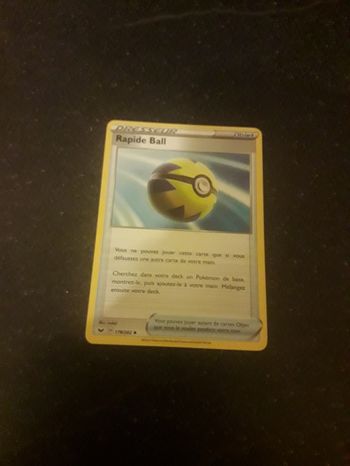 Rapide Ball carte Pokémon neuve