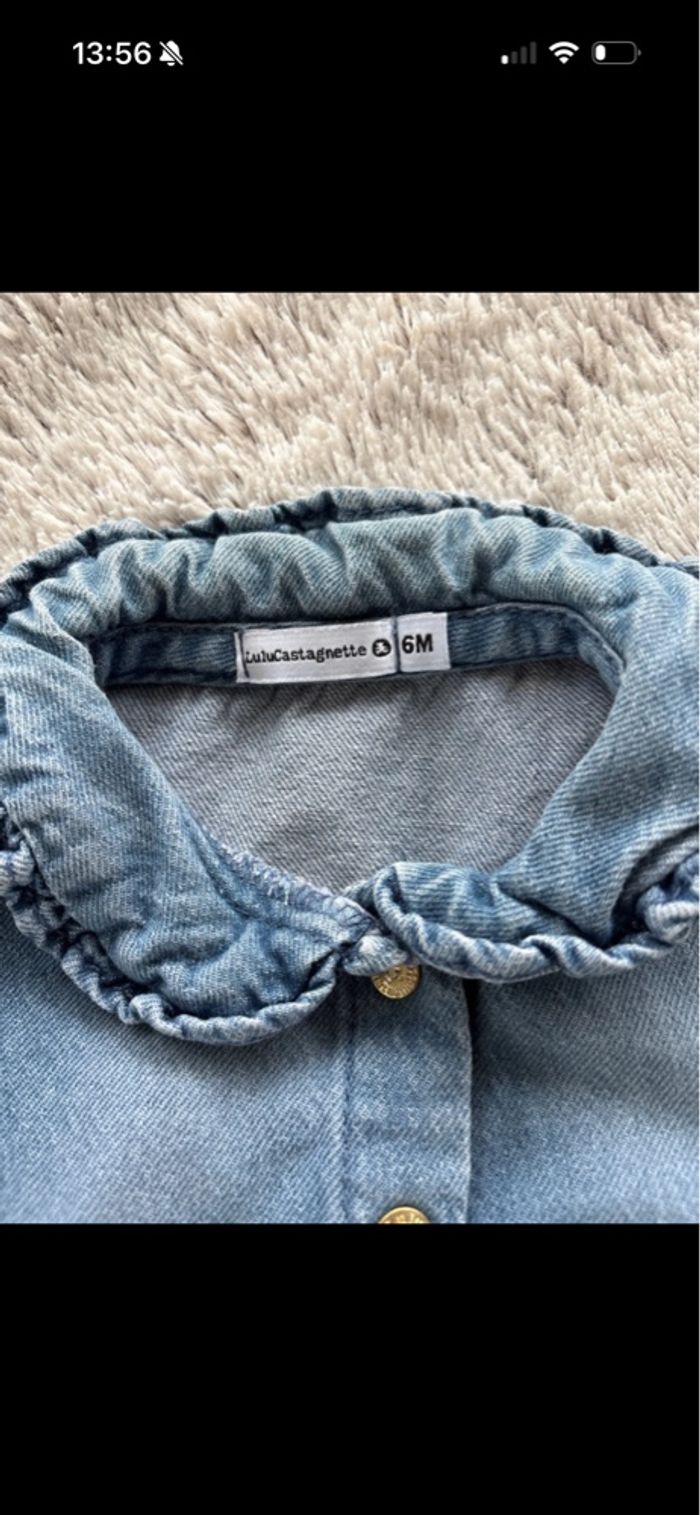 Robe en jean lulu castagnette 6 mois