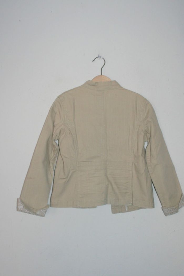 Veste Benetton beige 7/8 ans - photo numéro 3