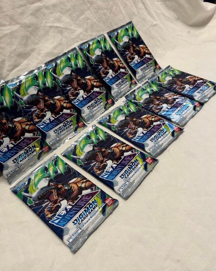 10 Boosters Digimon Next Adventure neufs scellés - photo numéro 2