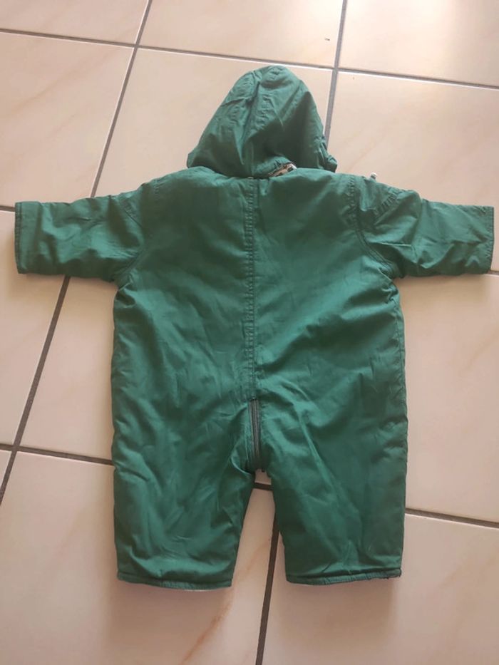 Combinaison chaude verte avec capuche - photo numéro 6