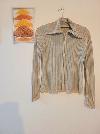 Gilet à tirette beige "okaidi" taille 12 ans