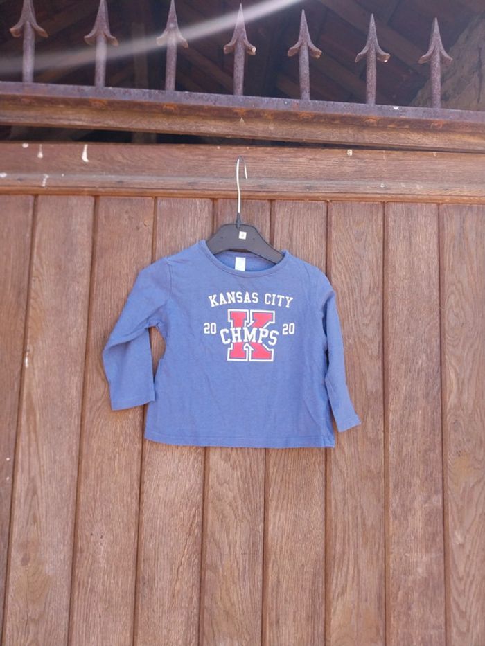 Tee-shirt manche longue bébé garçon 18 mois tex baby