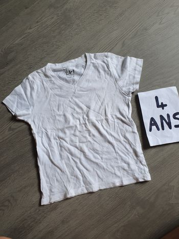 Maillot t-shirt 4ans garçon