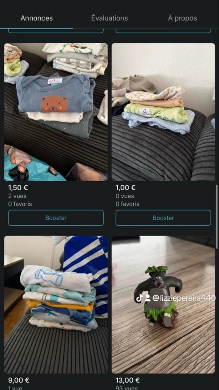 Multiples article bébé en vente sur Vinted. Si un lot vous intéresse, faites-moi le savoir je vous le fais sur ce site. - photo numéro 4