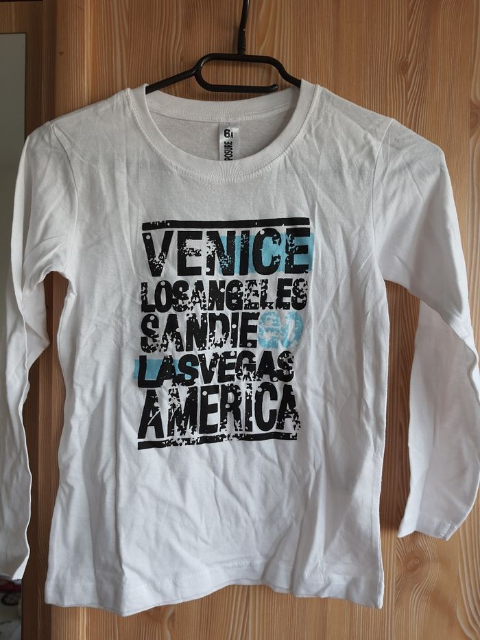 Tee-shirt blanc garçon