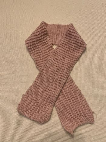 Petite écharpe rose