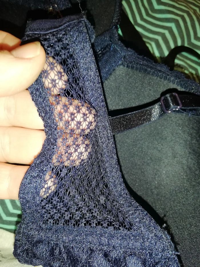 Soutien gorge 85D marine - photo numéro 3