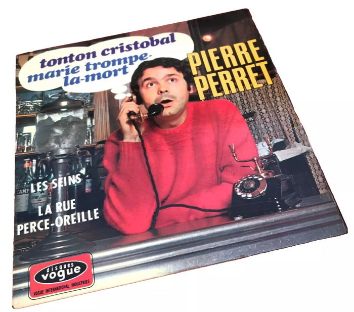 Vinyle 45 tours Pierre Perret Tonton cristobal (1967) EPL 858