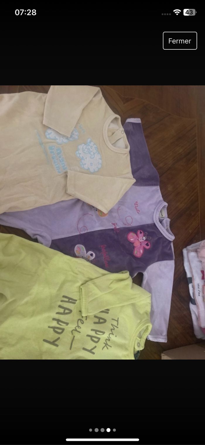 Lot pyjamas 12 mois hiver - photo numéro 4