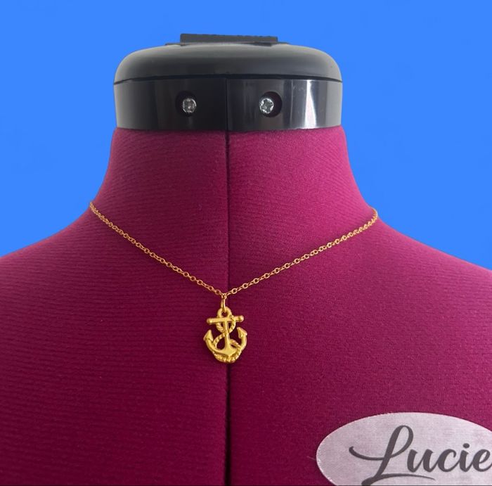 Ensemble collier et boucles d’oreilles or - photo numéro 2