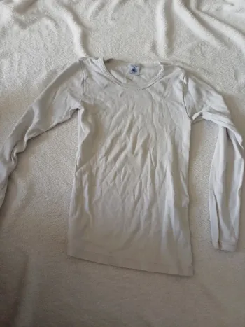 T-shirt blanc basic 10 ans petit bateau