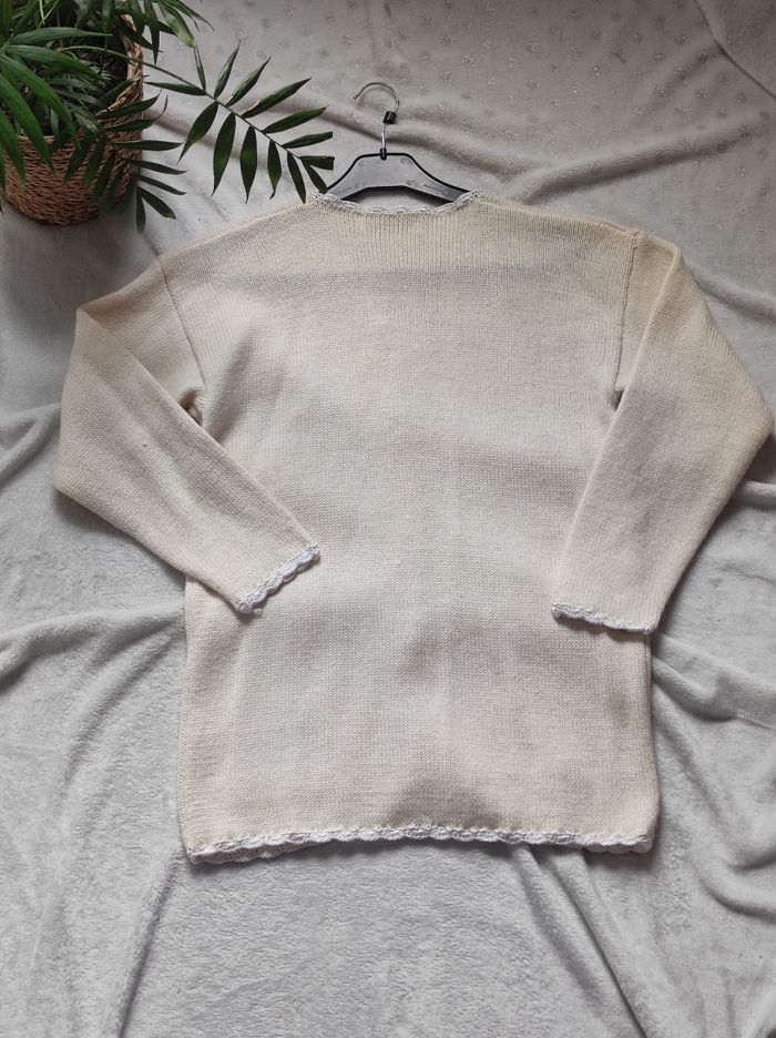 Cardigan vintage brodée taille unique - photo numéro 6