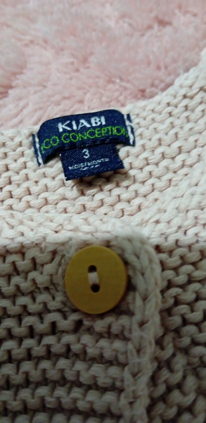 Lot de 3 gilet taille 3 mois - photo numéro 2