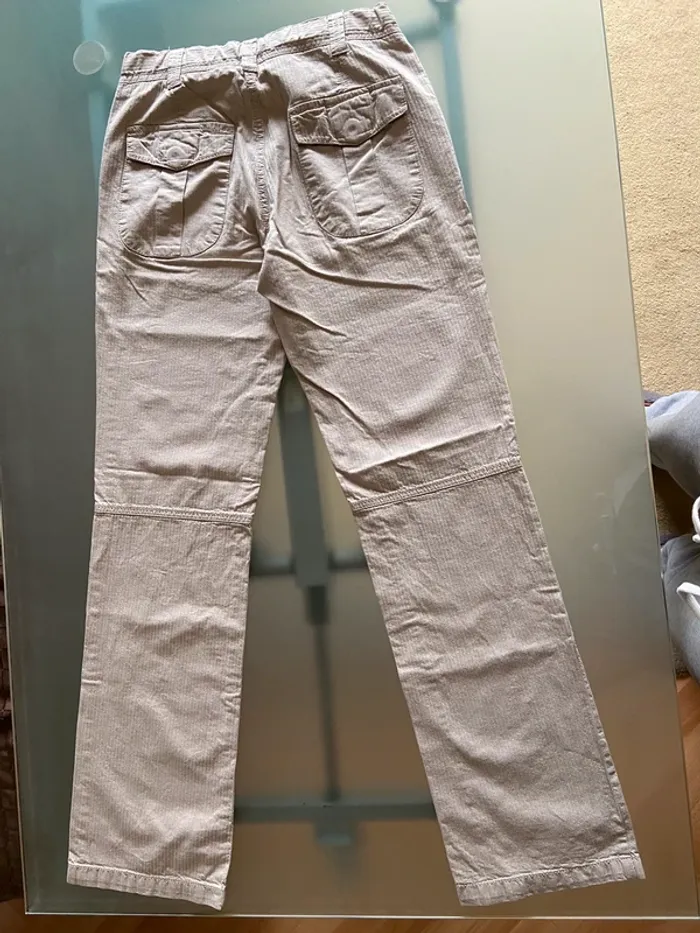 Pantalon couleur blanc/crème - photo numéro 2