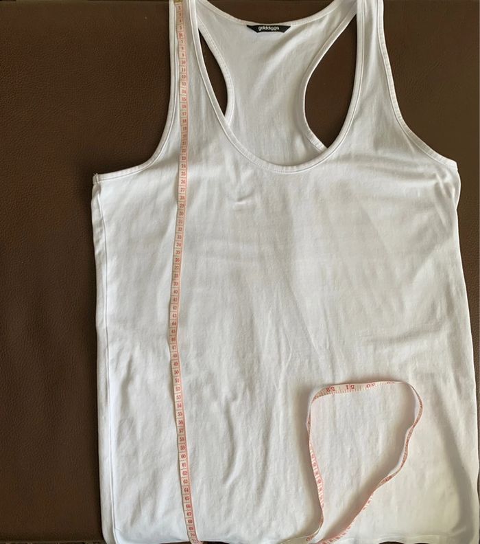 Débardeur blanc Golddigga xxl😺 - photo numéro 5