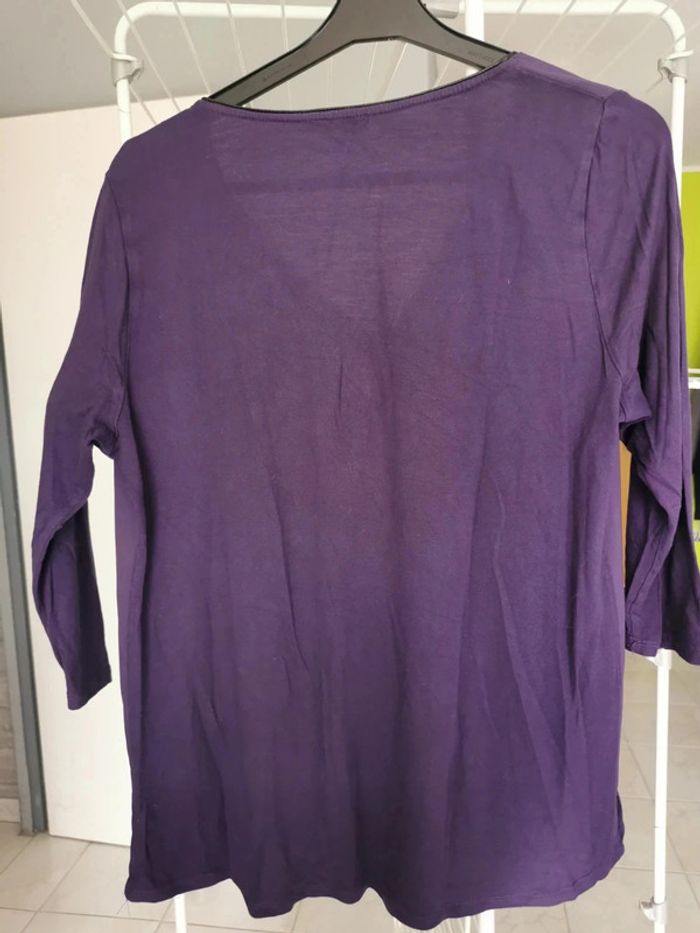 Blouse prune - photo numéro 4