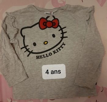 Tee-shirt 4 ans  hello kitty