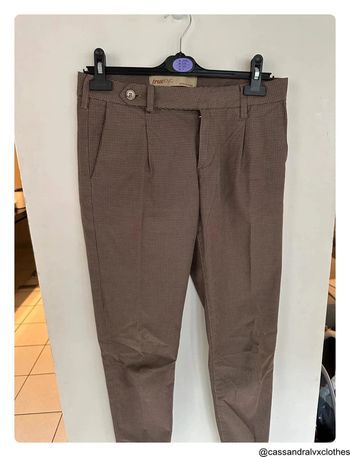 Pantalon marron ajusté - TrueNYC