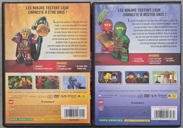 Lego Ninjago Le Tournoi des Éléments (Saison 4) Dvd d'occasion en très bon état - photo numéro 7