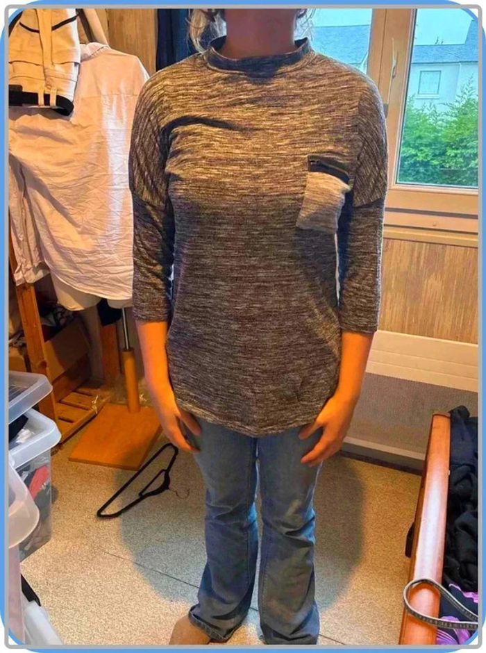 Blouse manche 3/4 taille 42