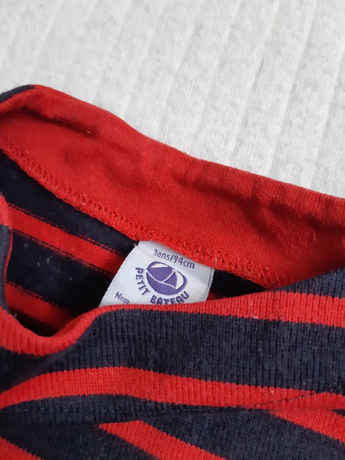 Robe rayée manche longue Petit Bateau 3 ans - photo numéro 5