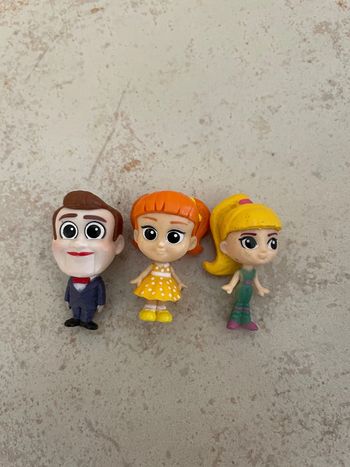 3 figurines Toy Story (Benson, Gabby Gabby, Barbie)