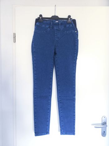 Jeans slim bleu brut maternité neuf Joli Bumb XXS