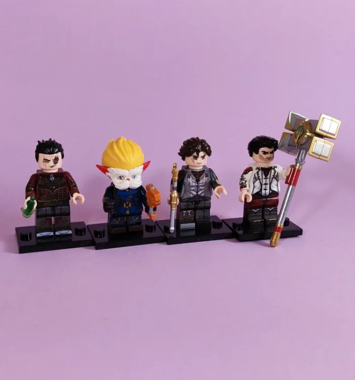 Arcane - League of legends - Lot de 8 Mini figurines au format Lego - photo numéro 3