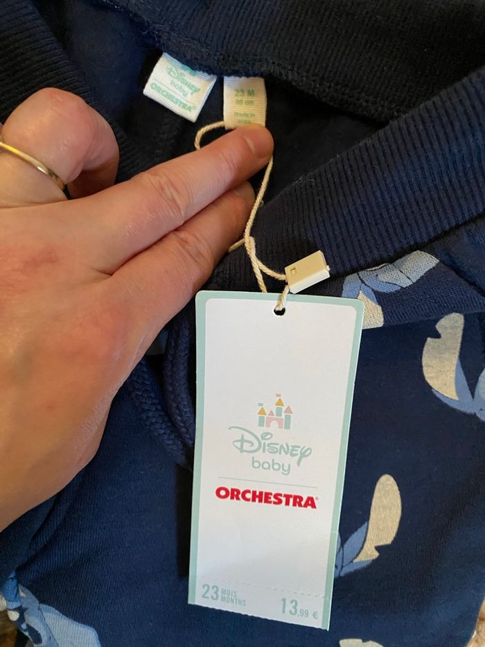 Pantalon jogging 23 mois stitch Disney orchestra - photo numéro 2