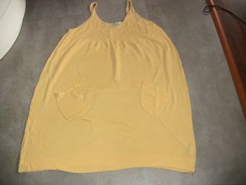 Robe pull Taille unique Bel Air jaune