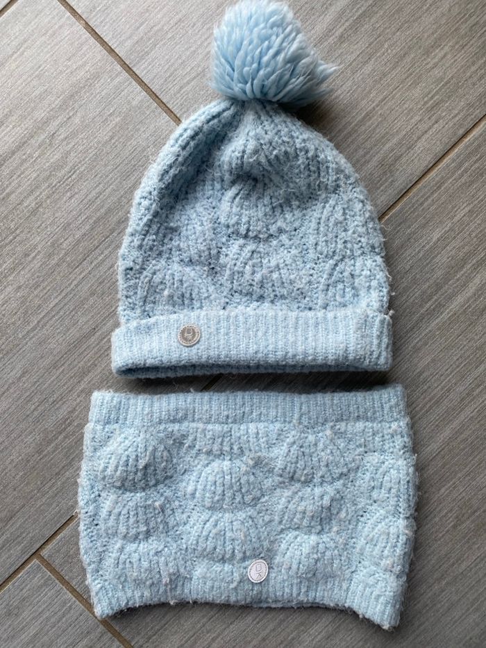 Bonnet et snood fille okaidi - photo numéro 2