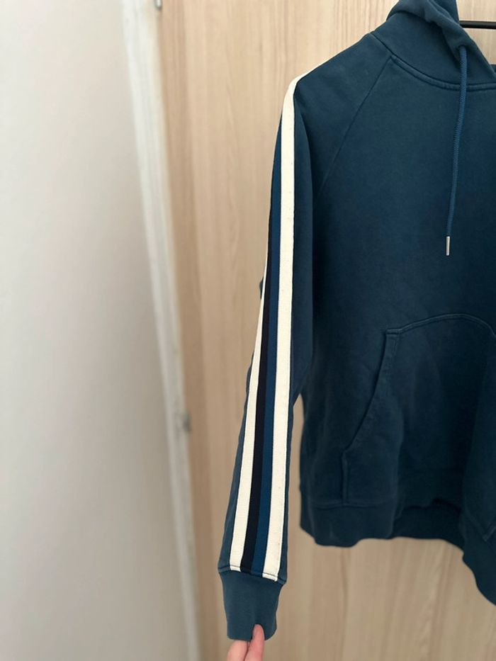 Sweat à capuche manches longues bleu taille S Sandro - photo numéro 4