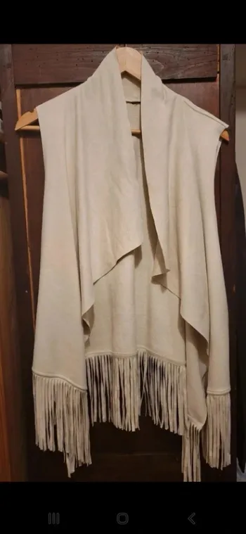Cape poncho crème
