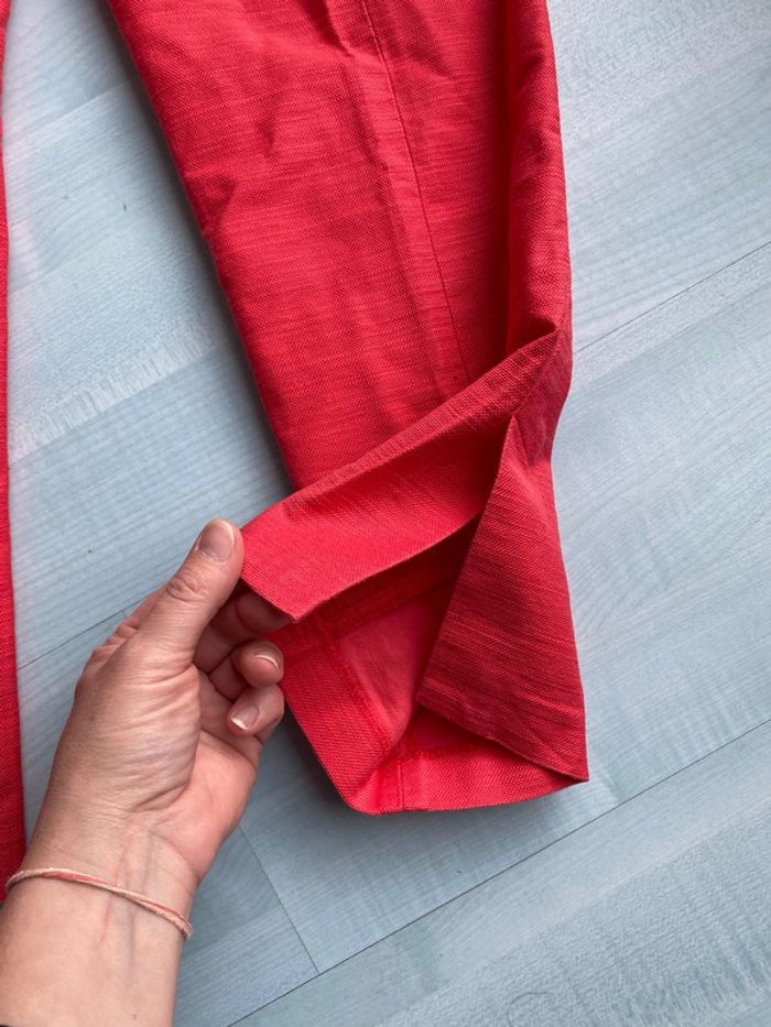 Pantalon 3/4 rouge Manoukian taille 40 - photo numéro 5