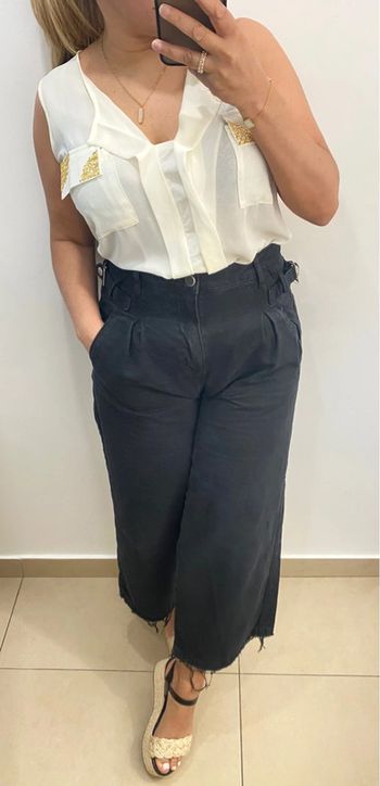 Jean large zara 3/4 Taille S-M