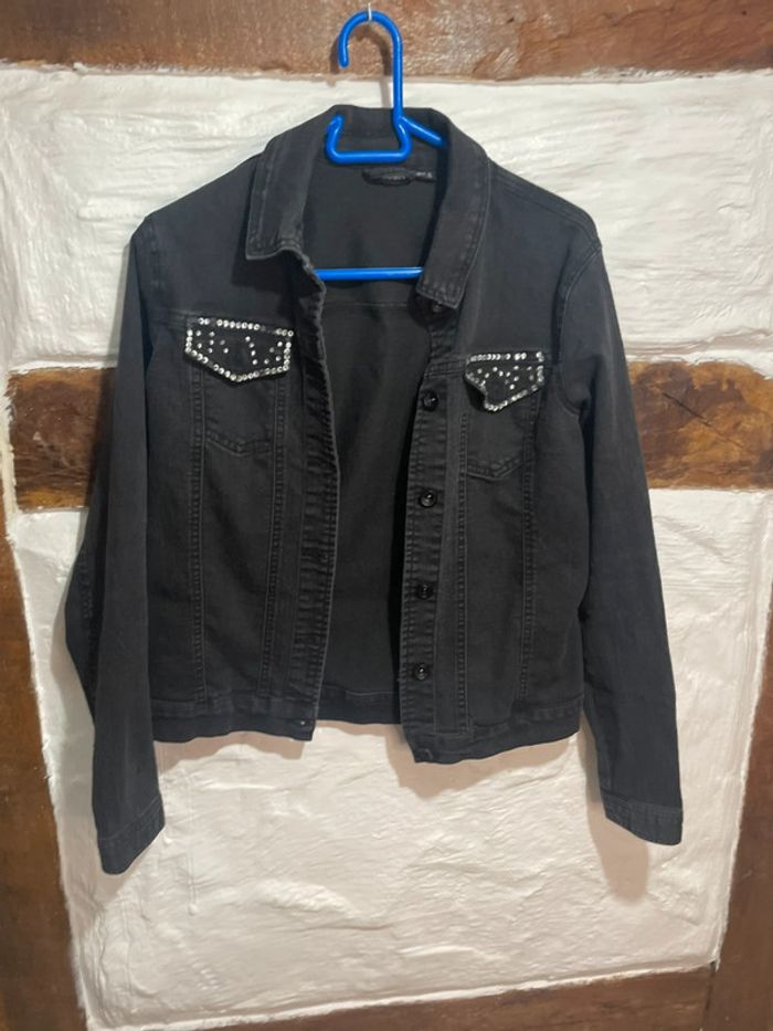 veste en jeans taille 40 esmara - photo numéro 2