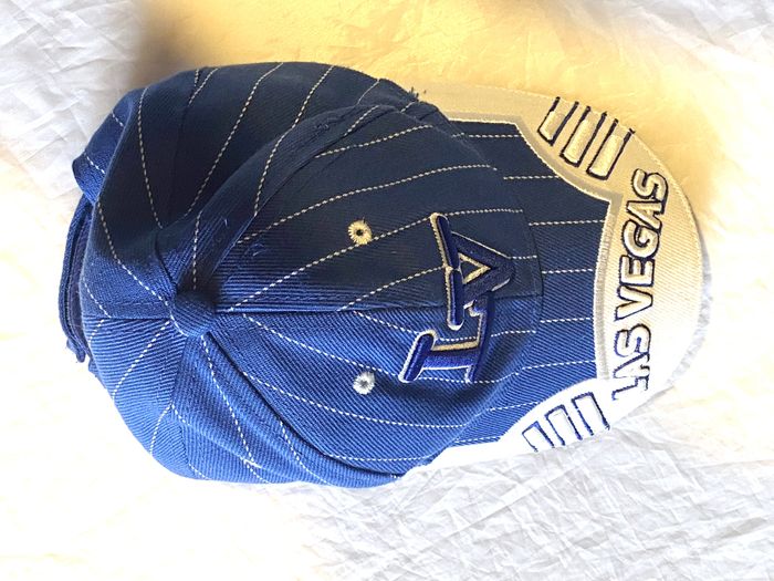 Casquette Koskash Head Wear Bleue Las Vegas Visière Blanche Accessoires Enfants Adolescents - photo numéro 5