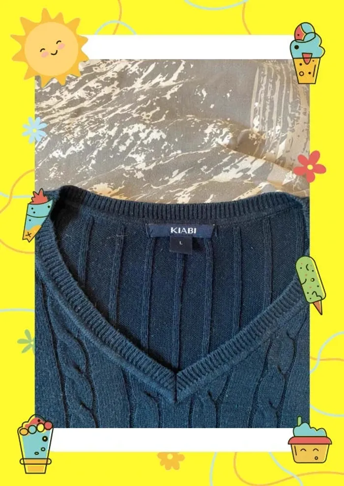 Pull kiabi marine - photo numéro 3